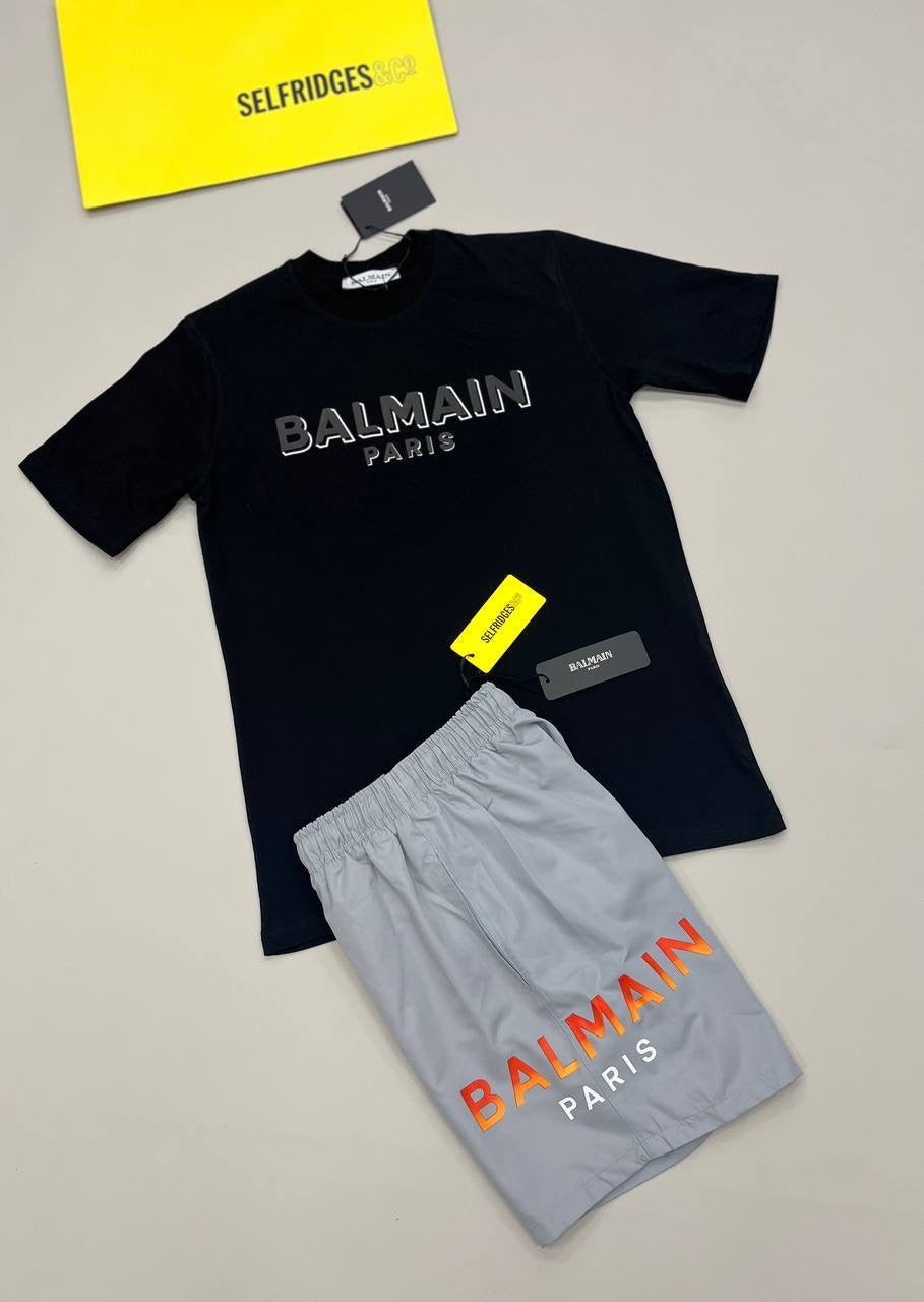 balmain shorts set