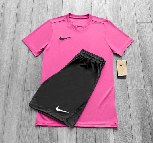 Pink And Black Nike Set