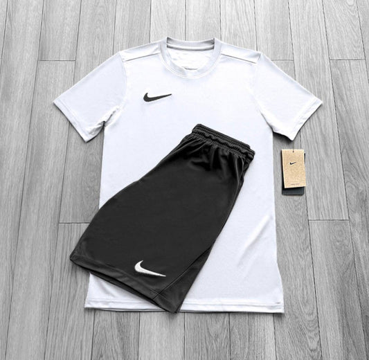 White And Black Nike Set