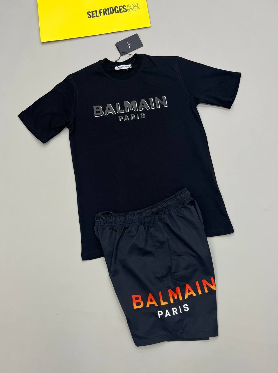 balmain shorts set
